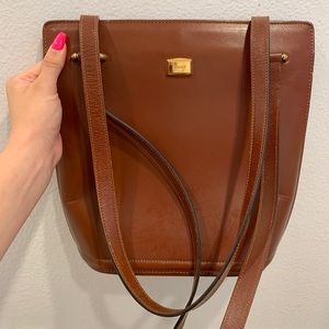 Vintage Bally Shoulder Tote Bag 💼